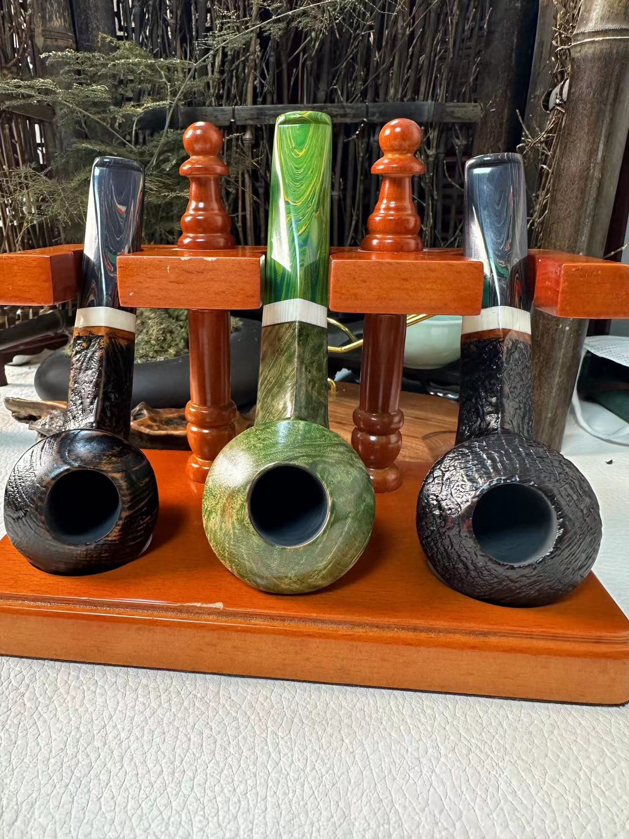 134纯手工石楠木烟斗