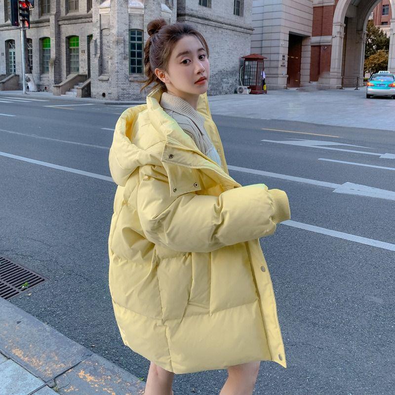 波司澄韩版中长款羽绒羽绒服女小个子2023冬季新款加厚爆款面包服