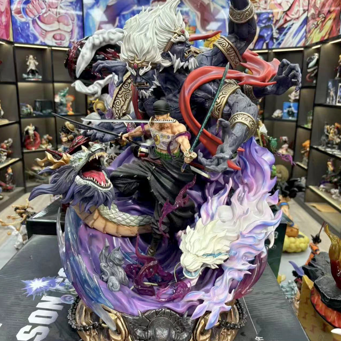 海贼王 地狱索隆 带彩盒吸塑 手办模玩摆件