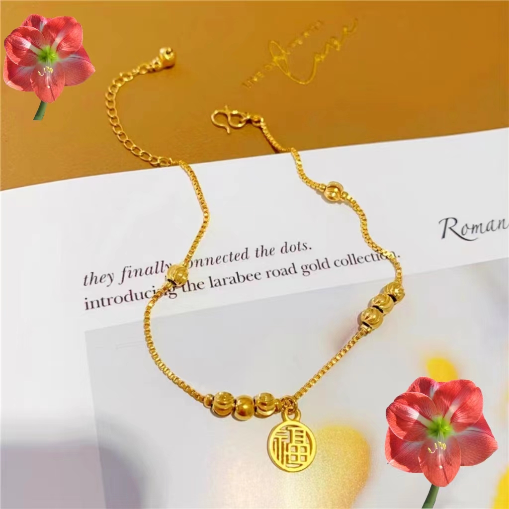 如懿恋 合金脚链 【精美脚链】时尚百搭气质款轻奢精致高级感简约