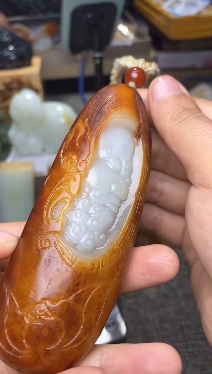 【闪购商品】和田玉手把未镶嵌和田玉