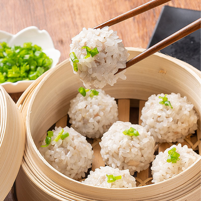 华贵洪湖珍珠糯米藕丸莲藕猪肉丸子冷冻半成品蒸菜家用320g×4袋