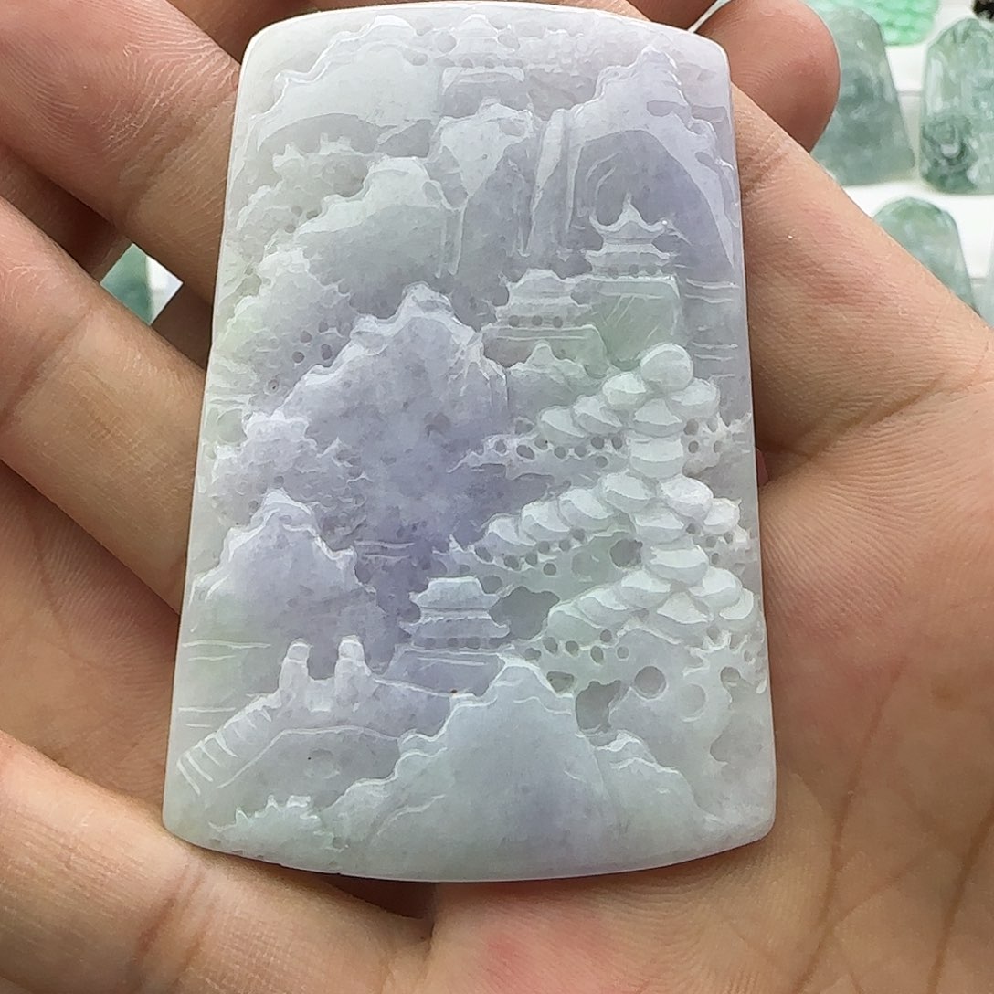 翡翠颈饰未镶嵌翡翠