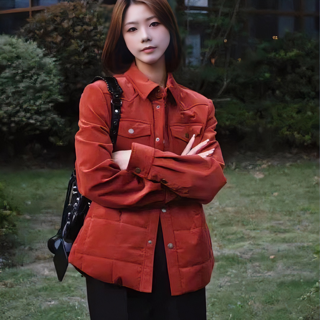 GIRDEAR/哥弟GIRDEAR/哥弟秋季新品时尚复古灯芯绒外套 1400665  