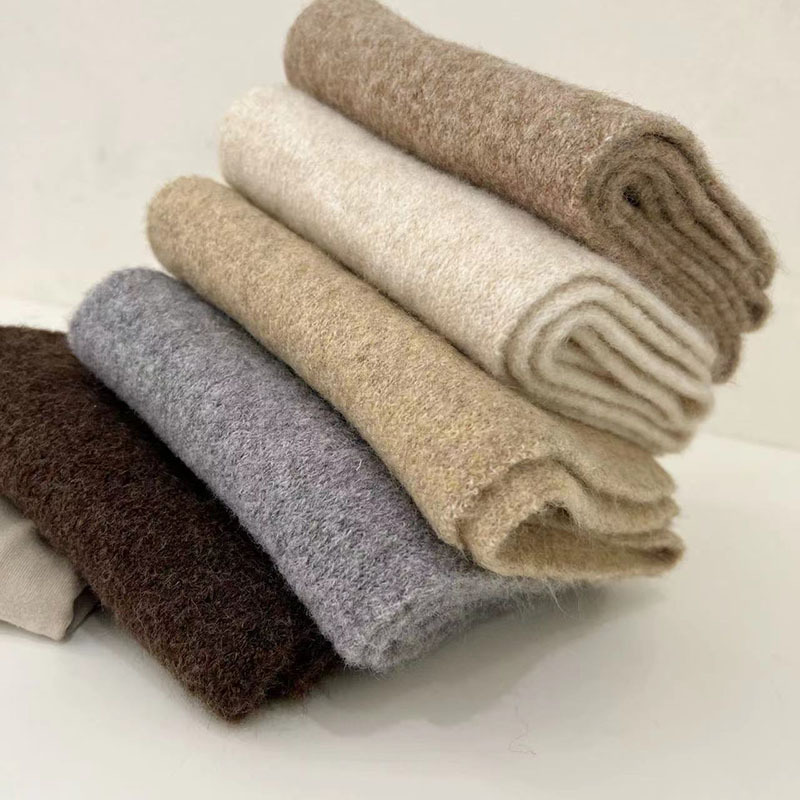 新款韩版儿童围巾秋冬季仿羊绒纯色男女童百搭保暖宝宝围脖