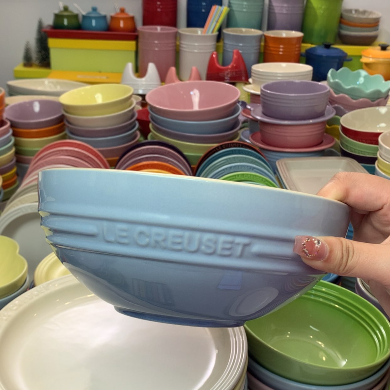 【闪购商品】瓷盘微瑕1个9英寸大汤碗