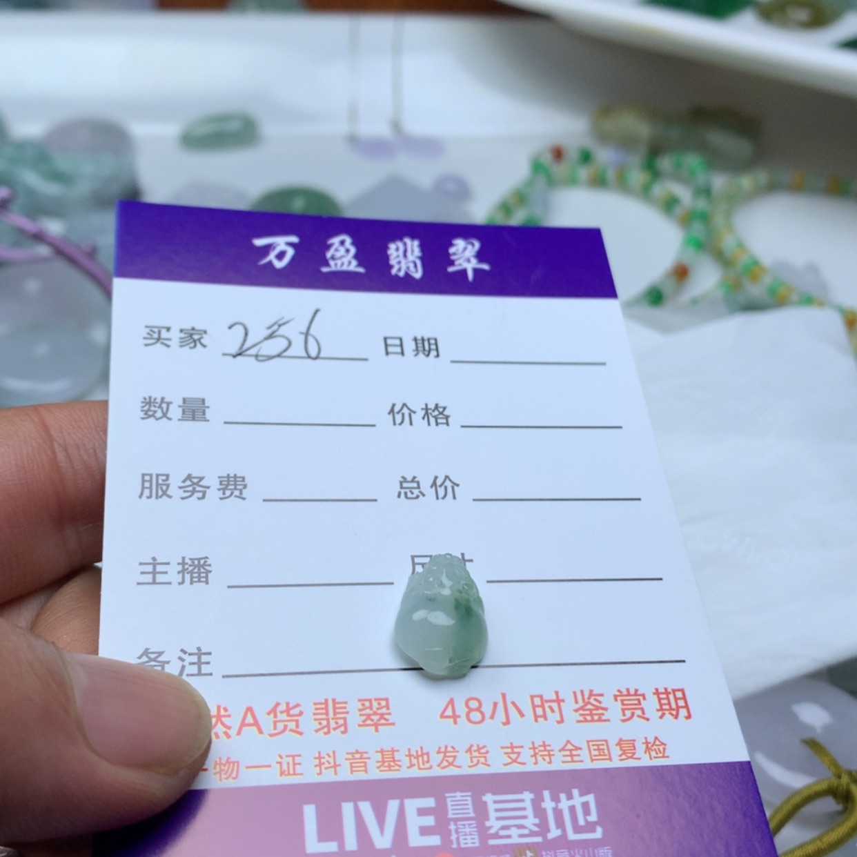 【闪购商品】翡翠颈饰未镶嵌m****6