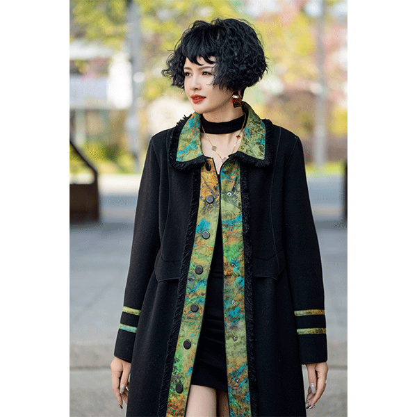 N72899 活动大衣 轻奢时尚气质设计师大衣