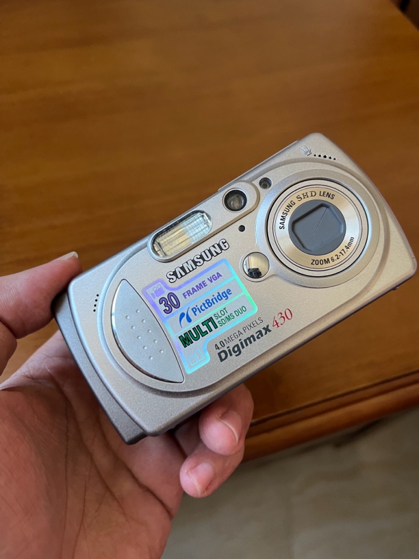 99新 Samsung/三星 Digimax 430 老式数码相机ccd功能完好 成色新