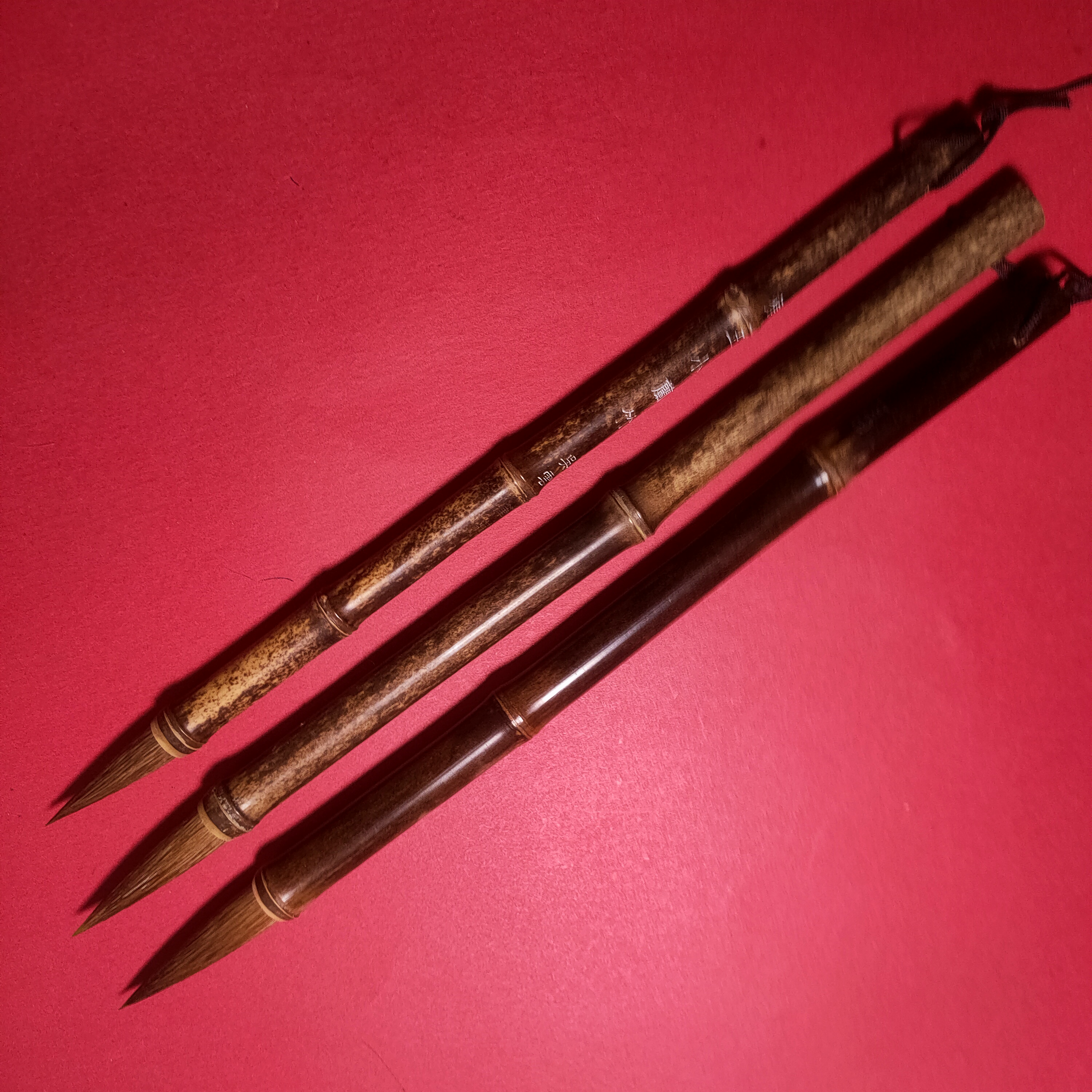 (狼王兰竹)大中小三支，山马毫直播间微瑕疵清仓