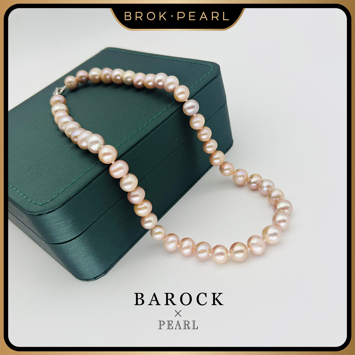 非金属项链 SSS-446粉红世家-明星同款糖果色圆珠天然项链