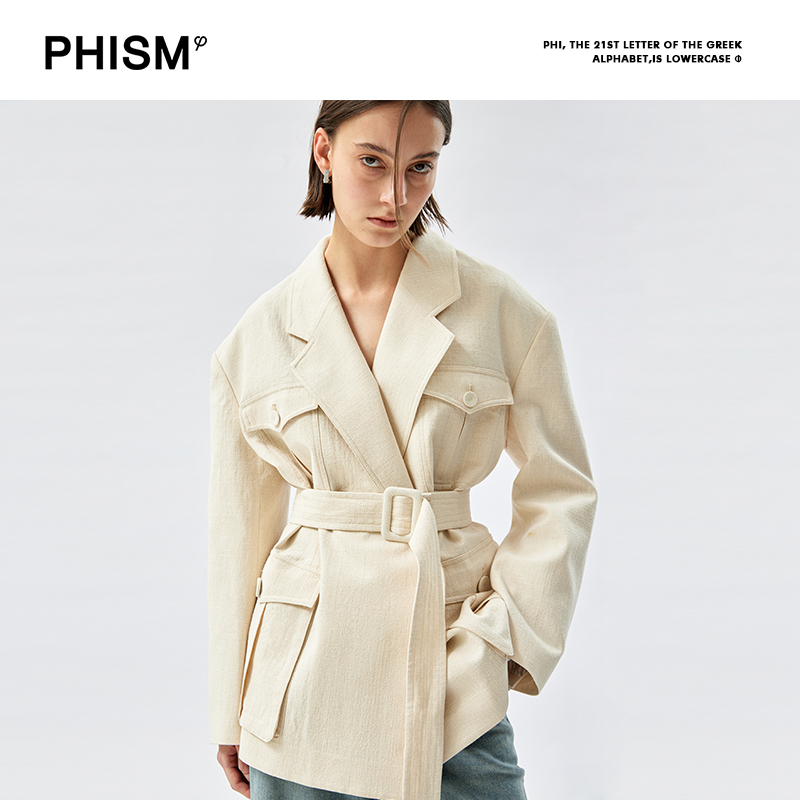 【唐菀Zoey专属】男友风廓形工装外套988J03