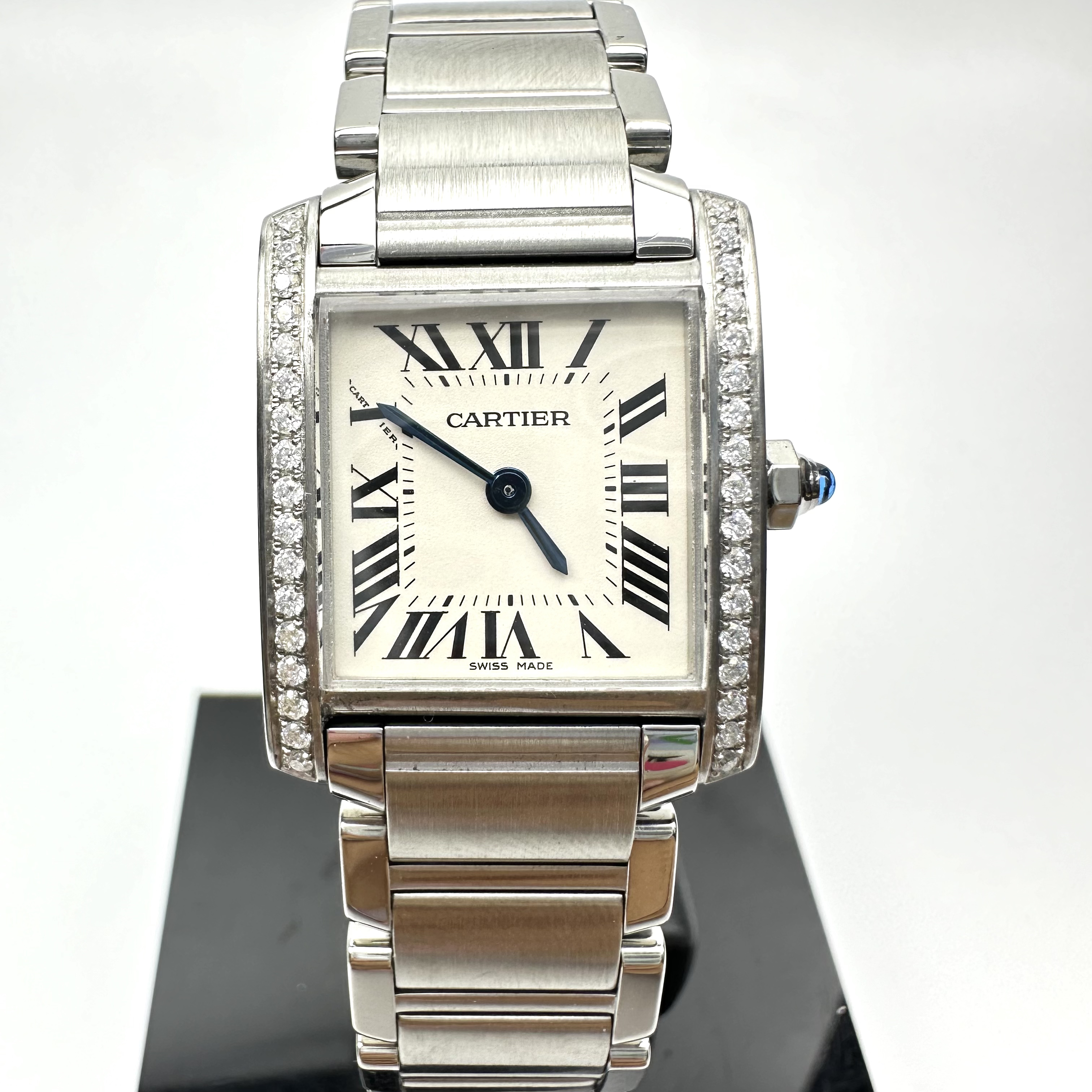 99新 Cartier/卡地亚 坦克系列/20*18mm/石英/单表/8787