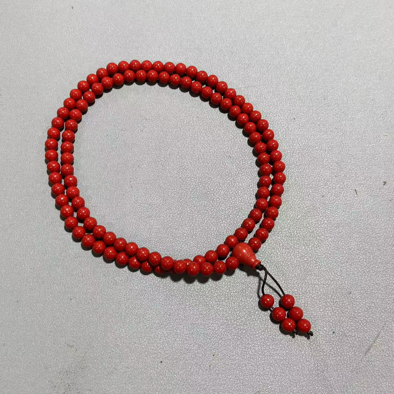 含辰砂工艺品C435辰砂手串帝王砂卡0.6多圈手串