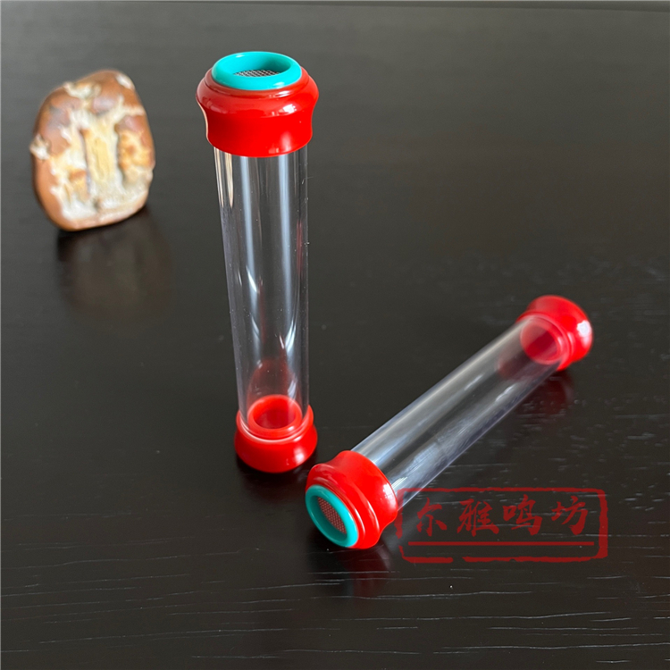 黄蛉筒海派小吕仿松石独眼20罐有机玻璃罐小黄蛉大黄蛉罐鸣虫叫罐