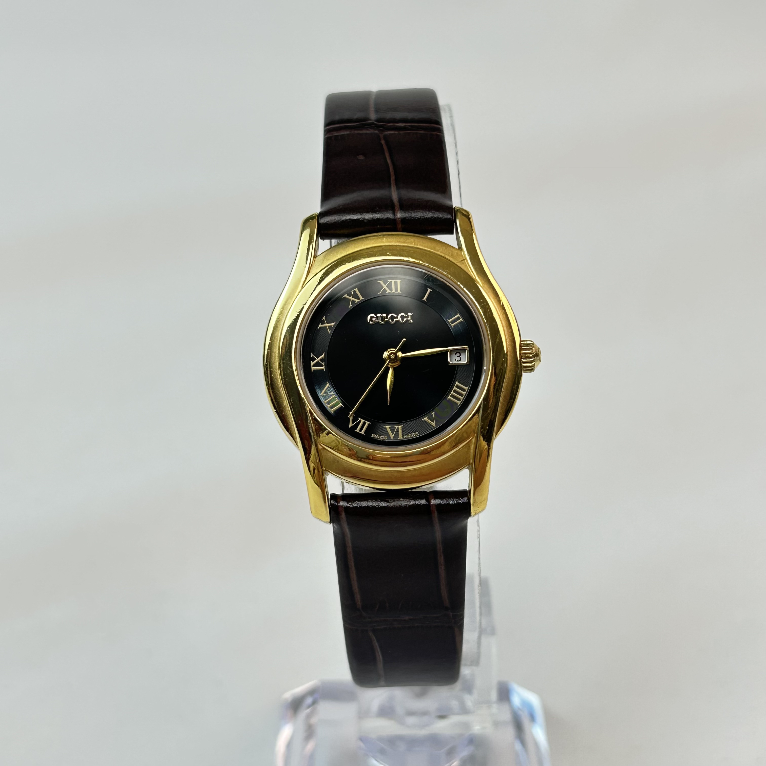 95新 GUCCI/古驰 古驰BD916/女士时尚石英腕表/表径27mm