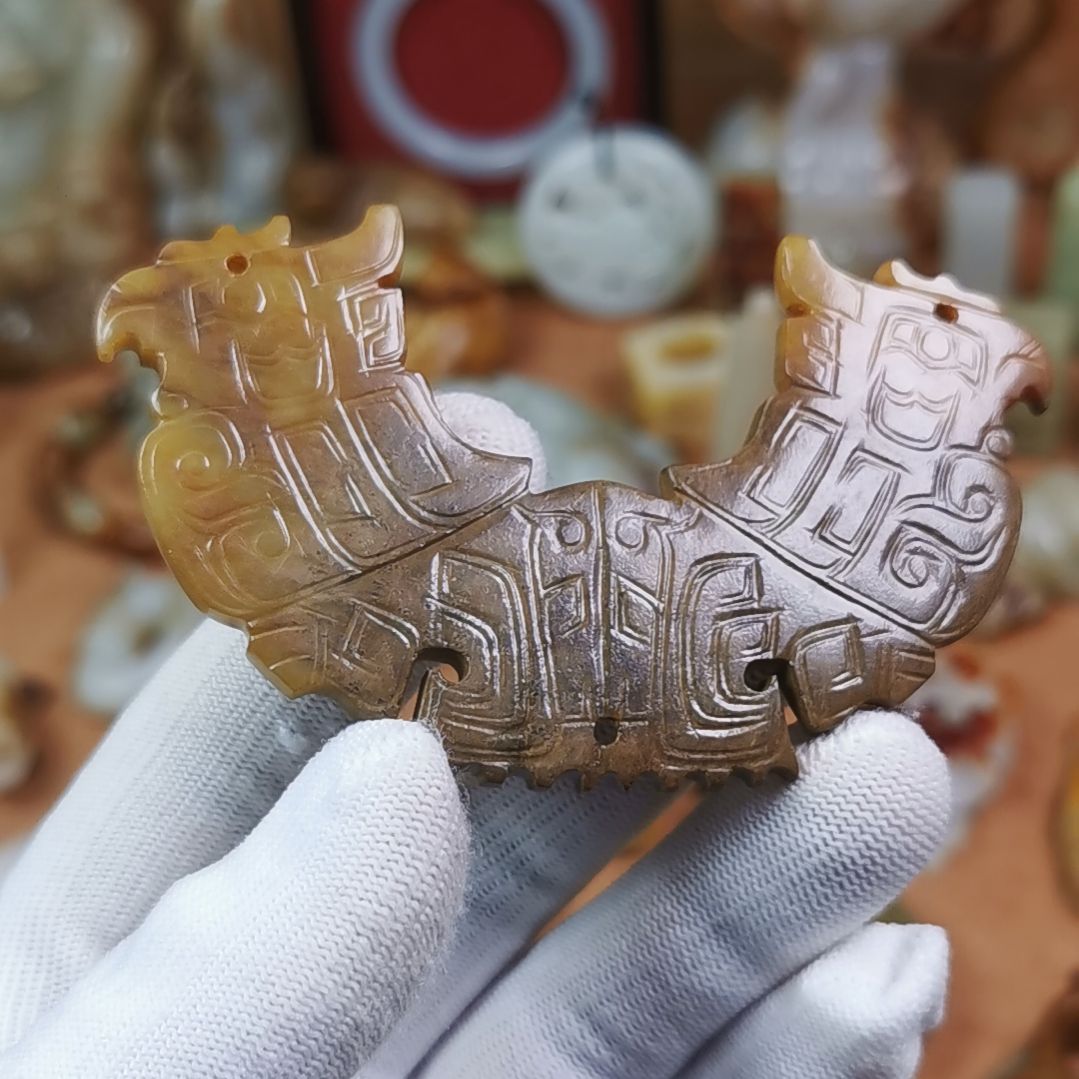 和田玉（糖玉）手链未镶嵌卧***7