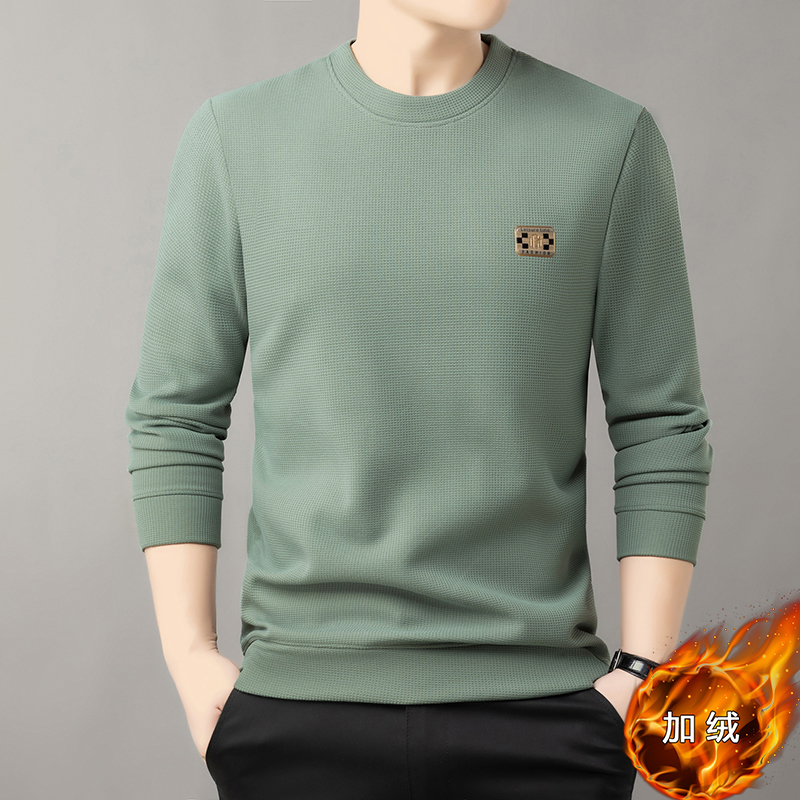 【加绒加厚】豪爵保罗冬季时尚卫衣男款爆款2025圆领百搭宽松836609商品图