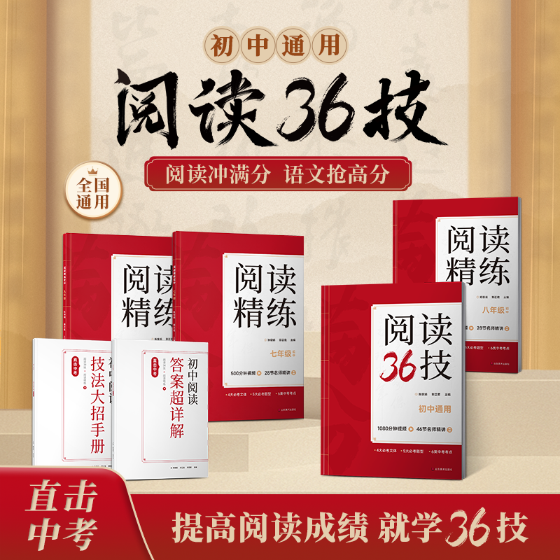 【CP】  初中阅读36技 阅读理解 阅读能力 k