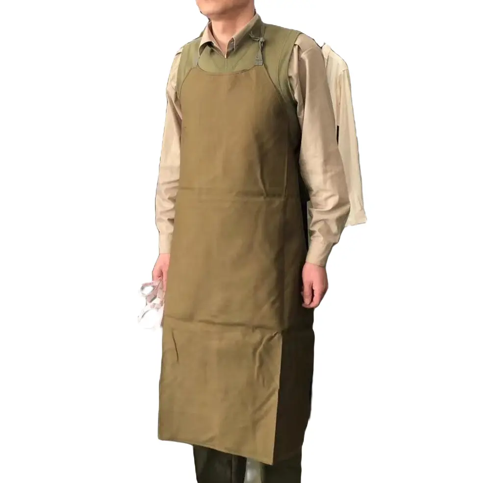 围裙 小帆布围裙 厨房围裙 车间工作通用围裙 绿色帆布老货防污