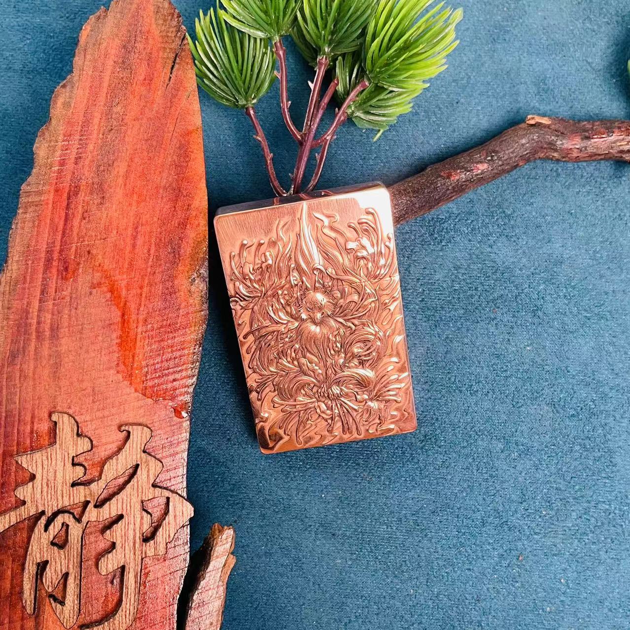 帕伽尼  紫铜  九尾  3500  打火机