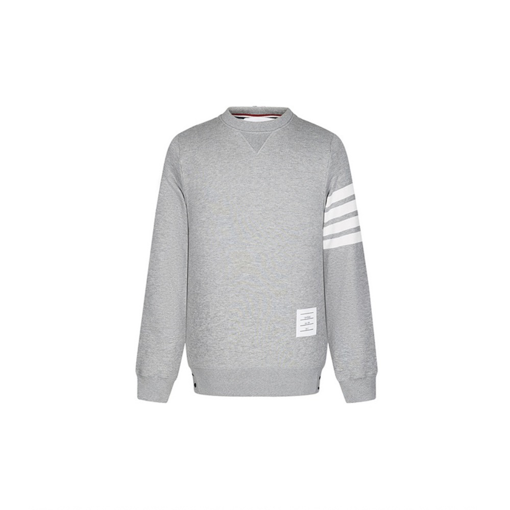 未使用 THOMBROWNE 经典男士灰色运动套头卫衣 套头衫