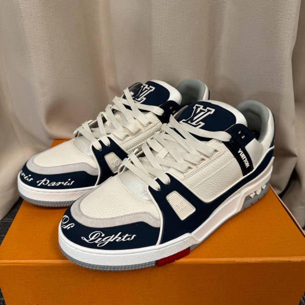未使用 LouisVuitton/路易威登 Trainer 巴黎运动会限定 男款
