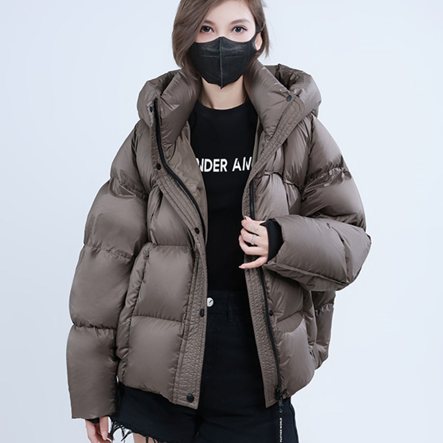 波司登羽绒服女2023新款冬季休闲加厚立领韩版短款时尚外套