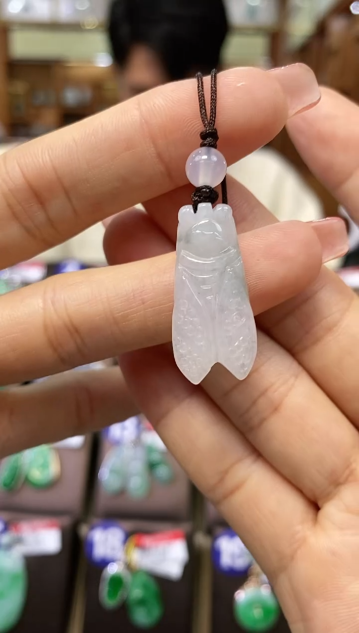 【闪购商品】翡翠颈饰未镶嵌天然翡翠 一鸣惊人