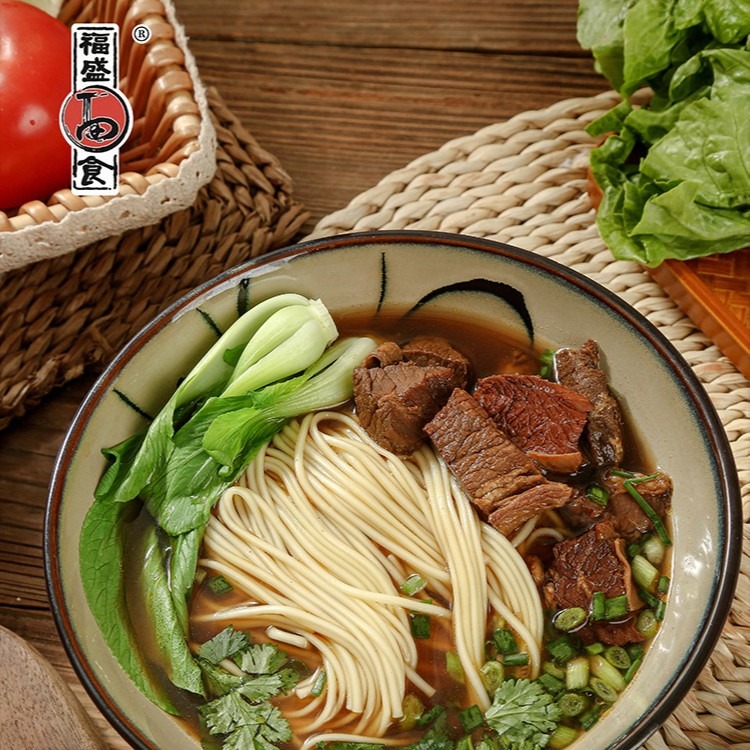 福盛面食牛肉面厚切牛肉5分钟快煮原汤牛肉面省时经典营养