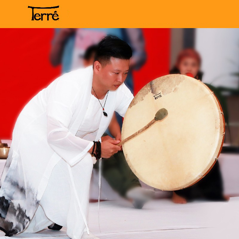 Terre手鼓手工鼓摆件 印第安音乐疗愈Shaman Drum摆件神器