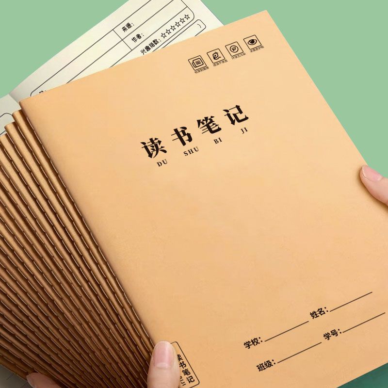 读书笔记本好词好句摘抄本专用小学生阅读记录本二年级语文积累本