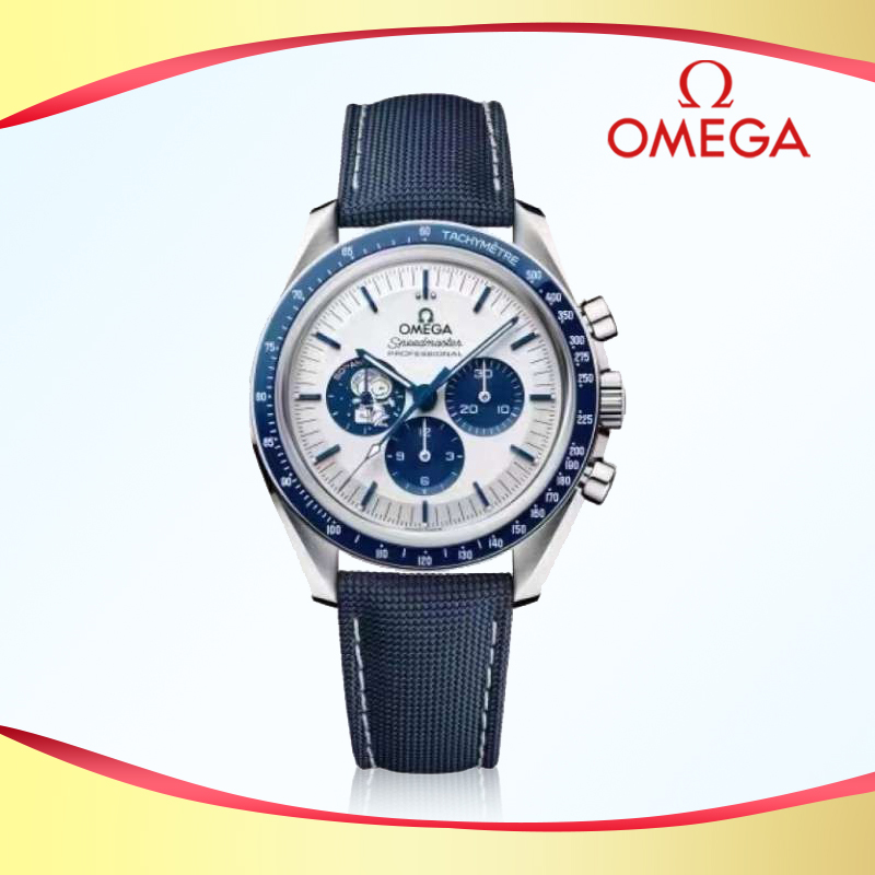 全新未使用 Omega/欧米茄 超霸史努比三眼计时/42/公80900名表