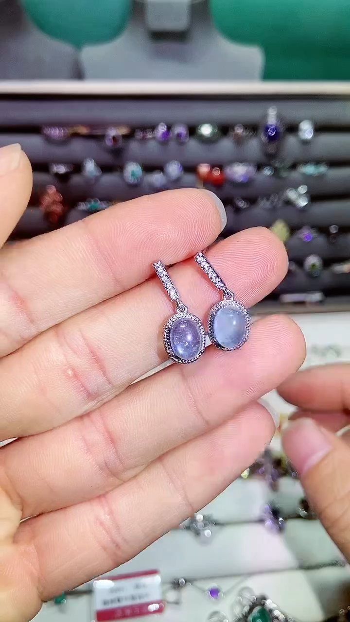 【闪购商品】烟晶戒指银S925镶嵌107