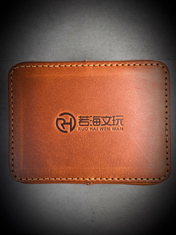 首饰袋 若海文玩核桃手串首饰牛皮手工大盒子