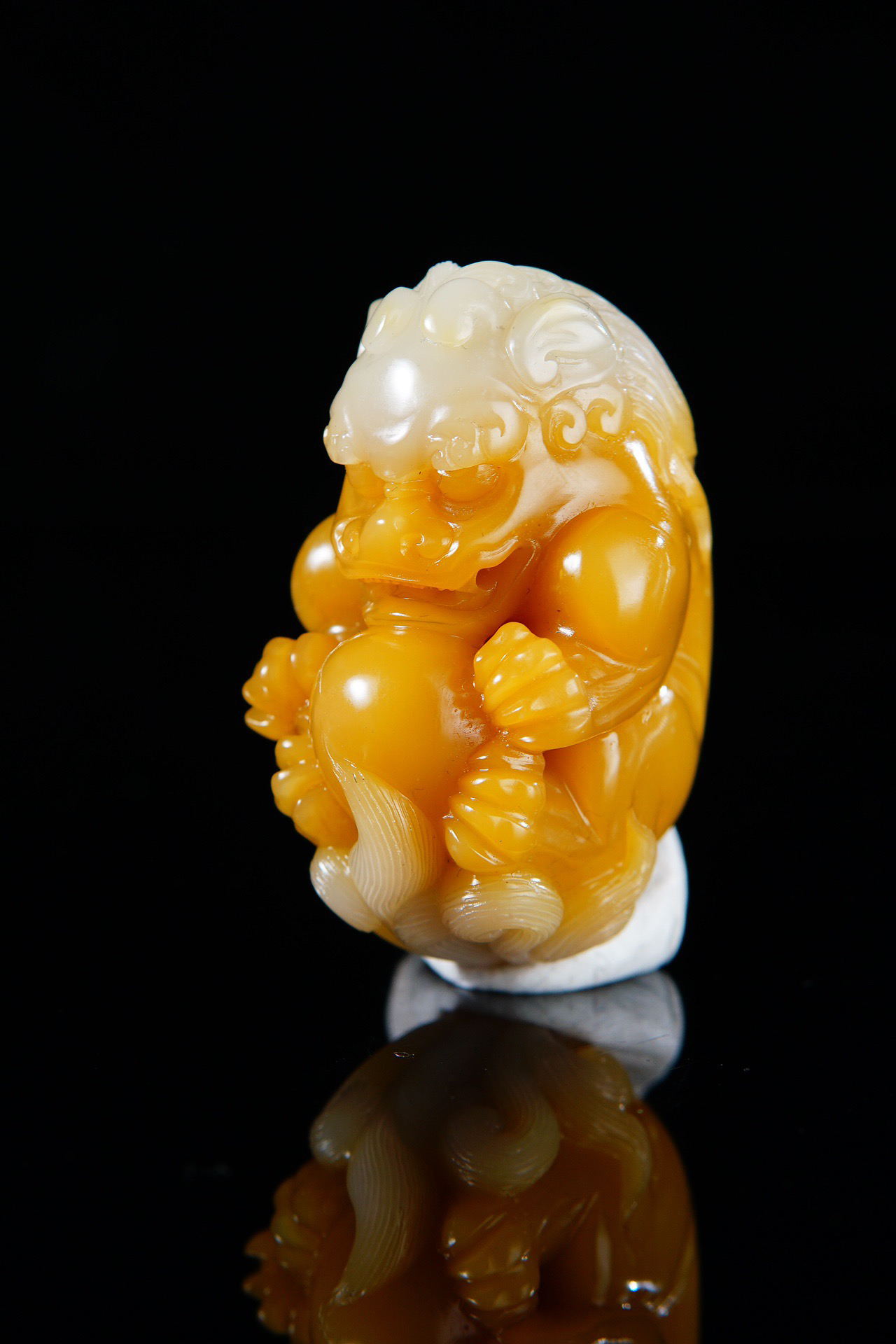 寿山石结晶地芙蓉石