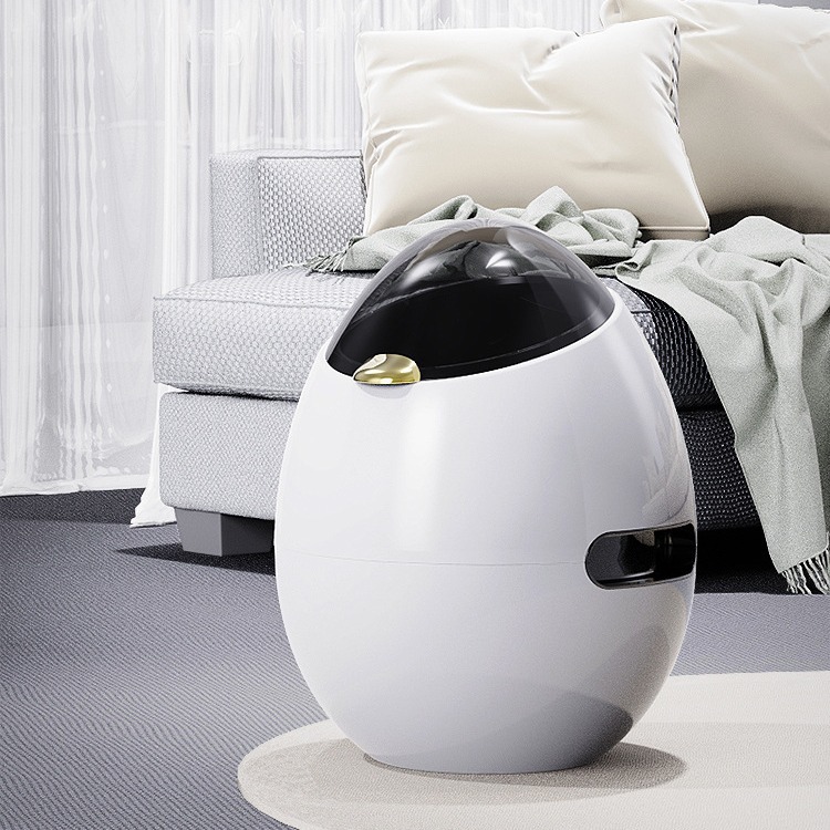 君闵个性现代新款垃圾桶缓解多功能家用小型办公室大号智能高端