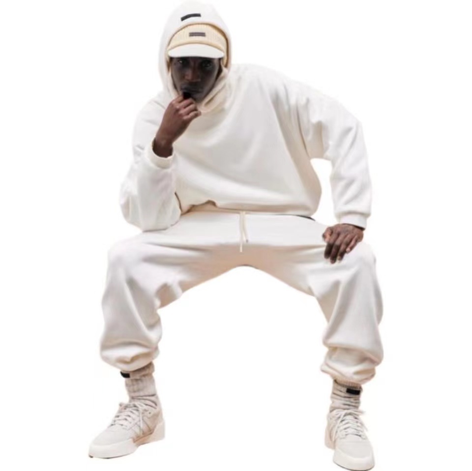 【23款十一季云系列连帽】小标硅胶印加绒长袖卫衣潮牌宽松帽衫百搭