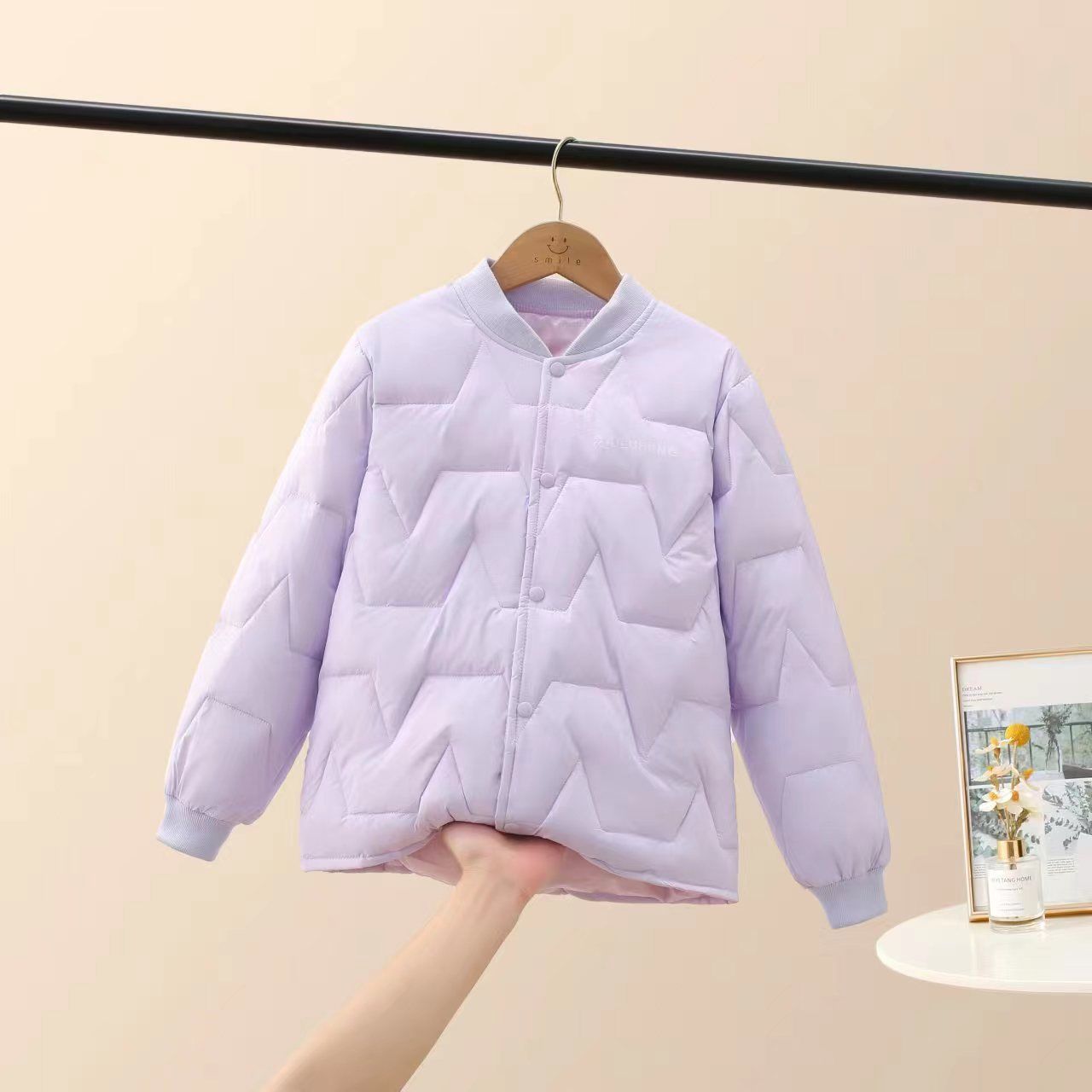 儿童内胆中大童2023年新款秋冬轻薄款男女童外套学生校服神器