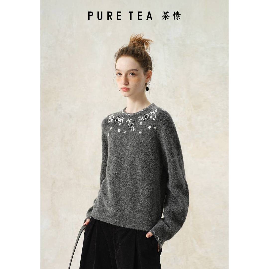 PURE TEA 茶愫 · 毛衫上衣 KK0902C31