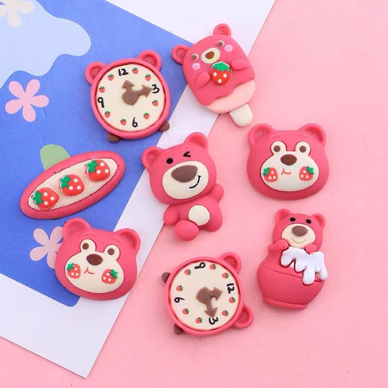diy奶油胶卡通饰品配件手机壳材料包创意手工卡通冰箱贴