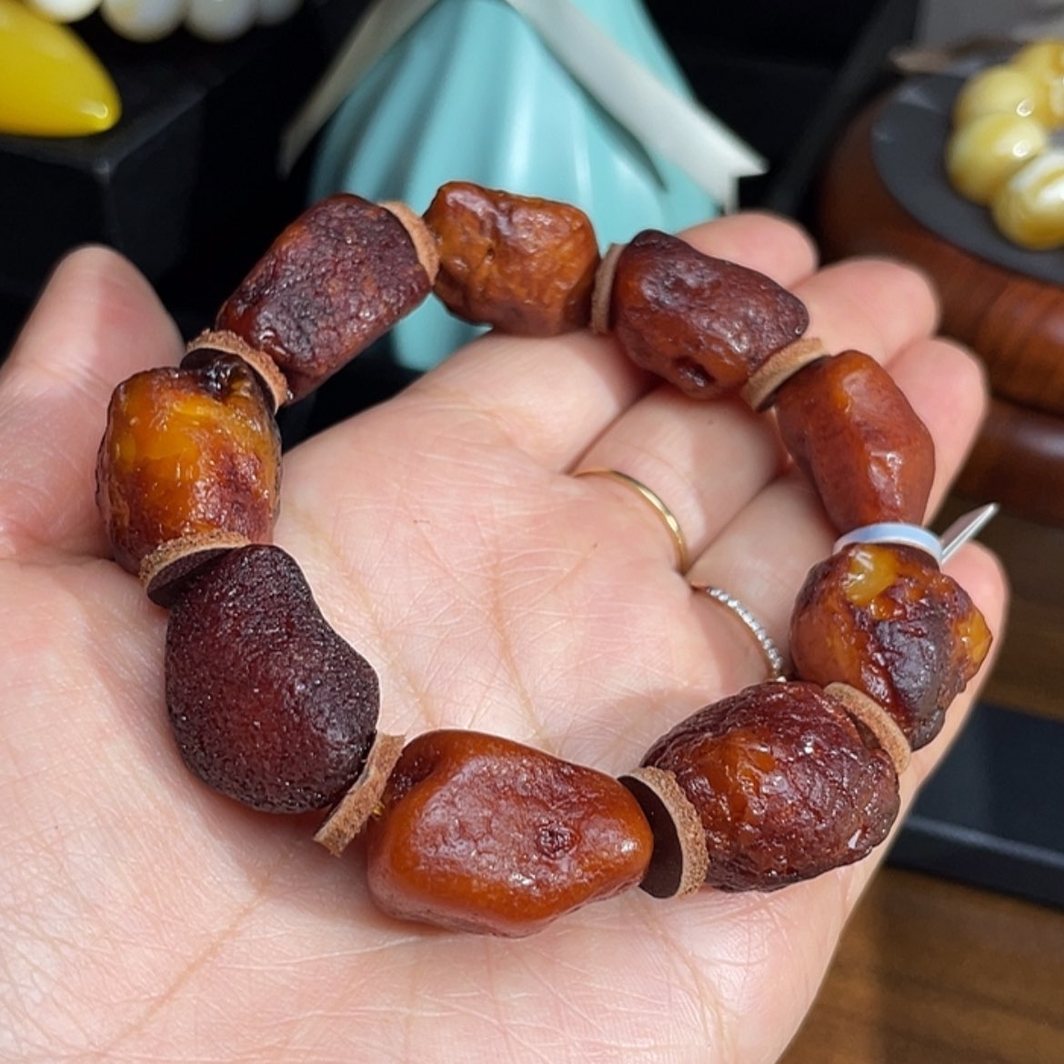 【闪购商品】蜜蜡手串未镶嵌夏*