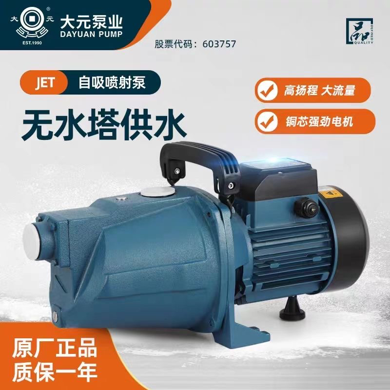 大元JET喷射泵自吸泵压力罐专用家用深井抽水泵灌溉加压自动大头