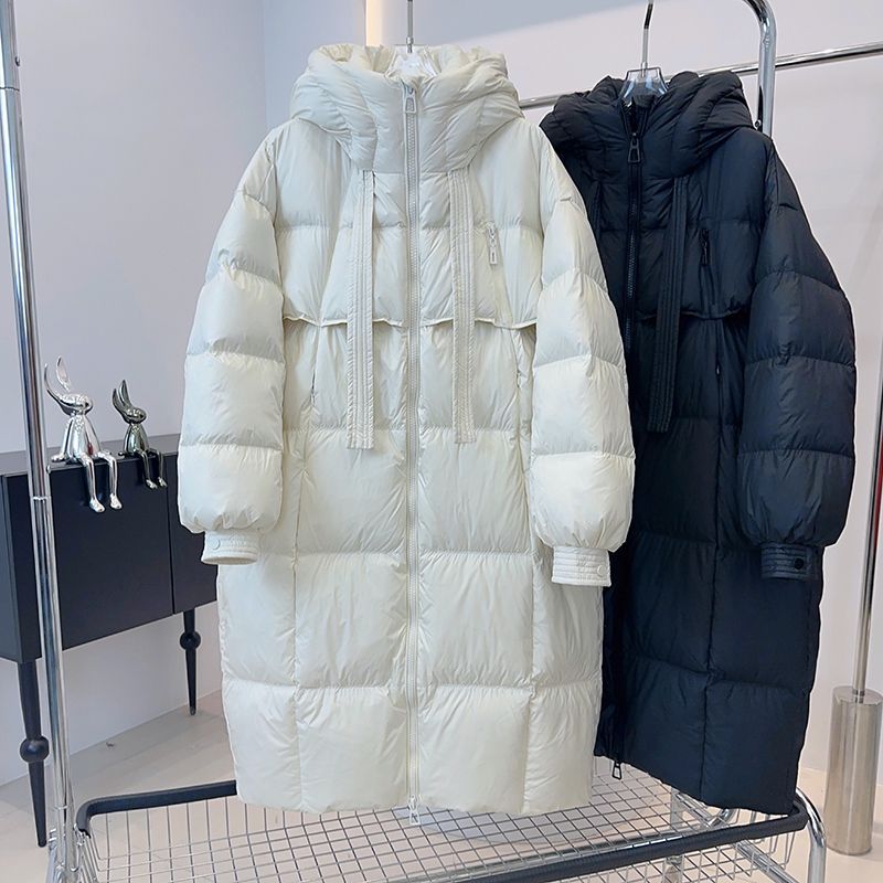 羽绒衣棉衣羽绒服女中长款年冬季新款过膝大被子加厚连帽休闲时尚