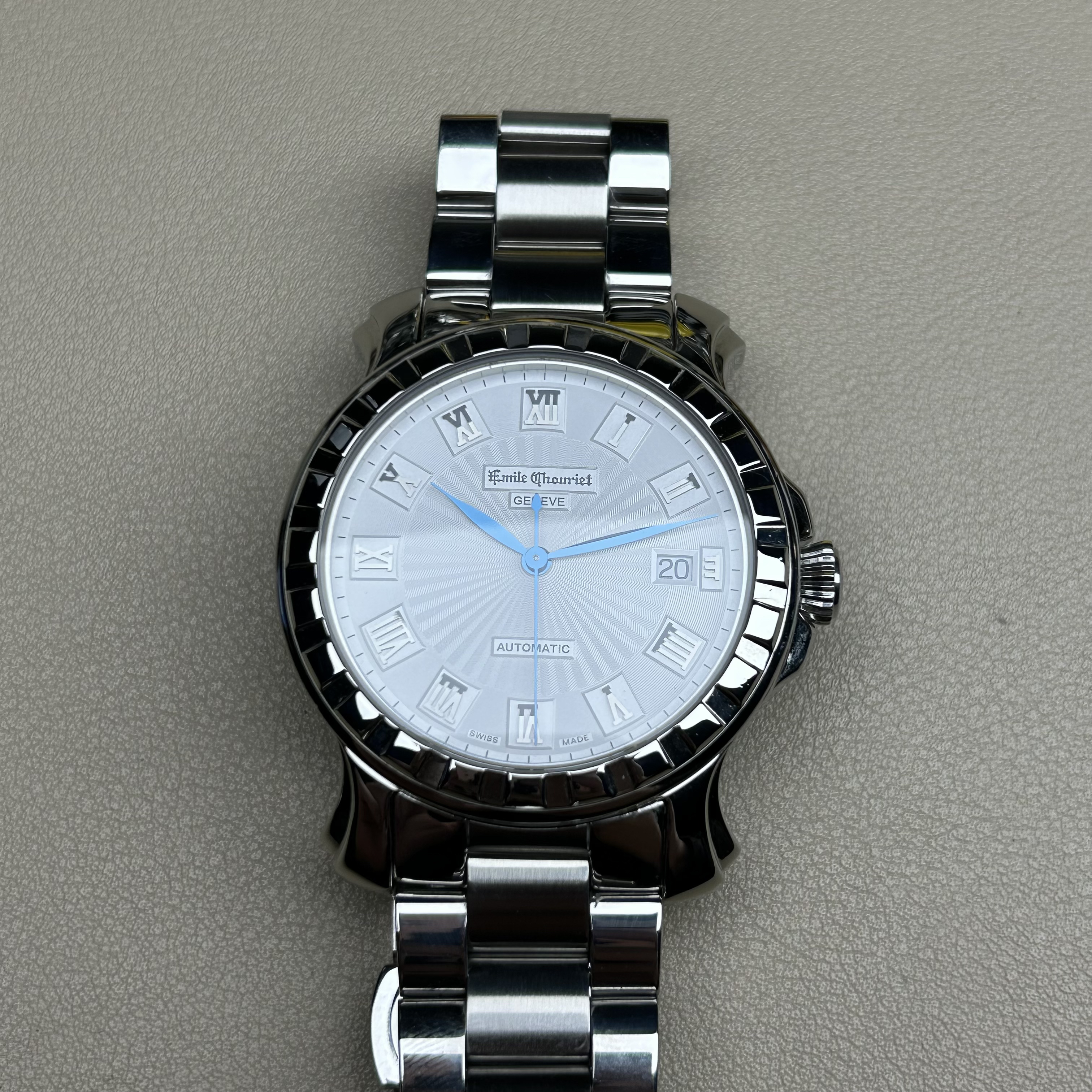 95新 EmileChouriet/艾米龙 时光之翼系列 表径40mm 机械