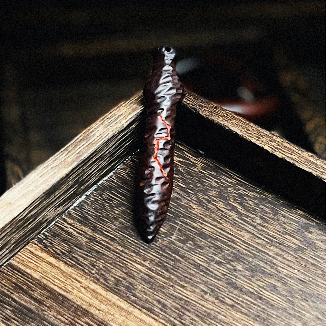 雷击枣木纯手工雕刻七星剑配饰把玩