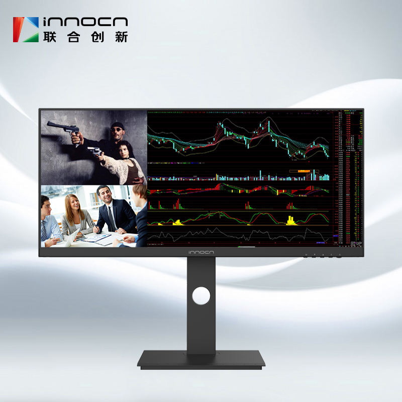 联合创新准2k电脑显示器29英寸21:9带鱼屏Type-c旋转升降29C1F-D