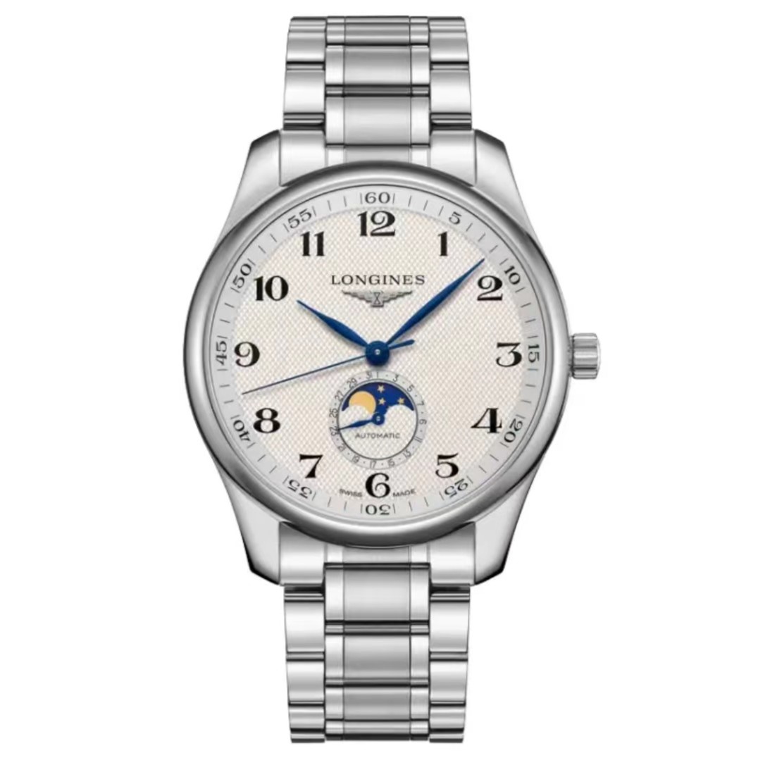 99新 Longines/浪琴 L2.919.4.78.6/四针月相经典/表径42