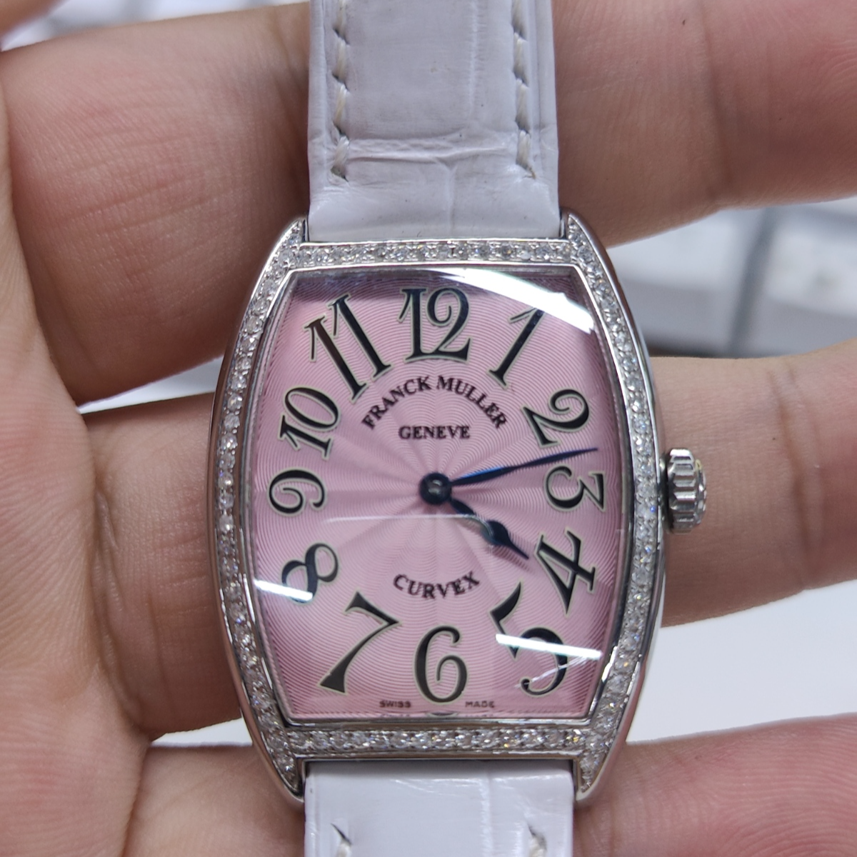99新 Franck Muller/法兰克穆勒 7502精钢/后钻/WHT023870