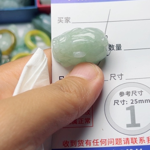 翡翠颈饰未镶嵌貔貅